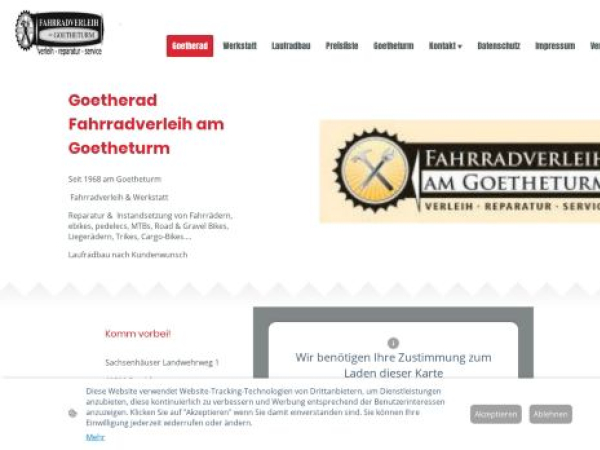 fahrradverleihamgoetheturm.de